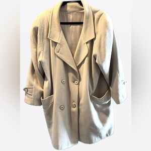 CG - Elegant Cream Women's Coat